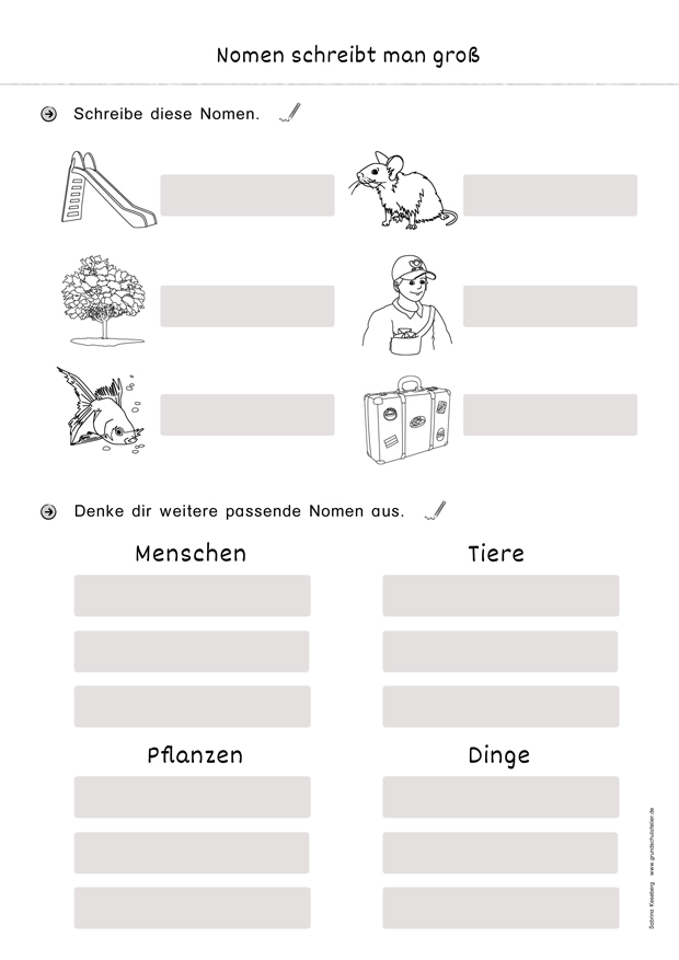 Tiere arbeitsblatt der sprache Kreatives Schreiben