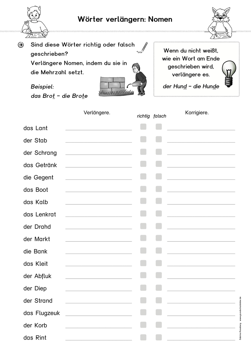 Kostenlose Arbeitsblatter Fur Die Grundschule