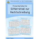 Rechtschreibung: Gitterrätsel