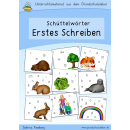 Schüttelwörter für das erste Schreiben