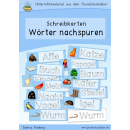 Wörter nachspuren (Schreibkarten)