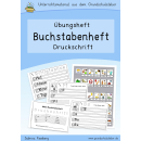 Buchstabenheft: Druckschrift (Übungsheft)