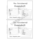 Buchstabenheft: Grundschrift (Übungsheft)