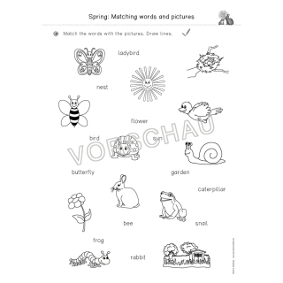 Spring (Frühling: Garten, Tiere, Frühblüher)