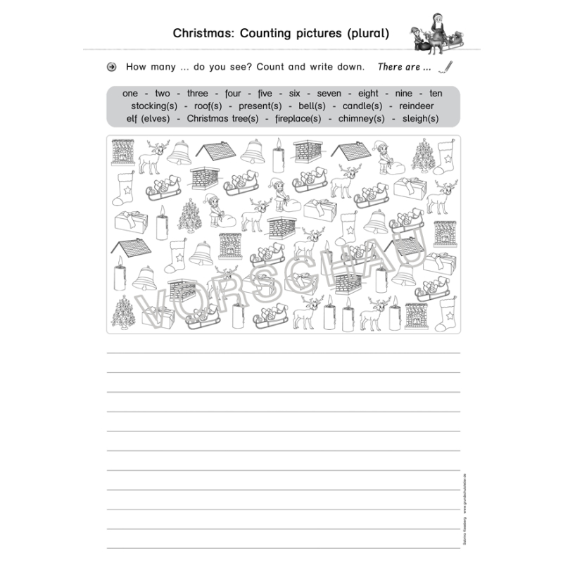 Englischmaterialien Christmas