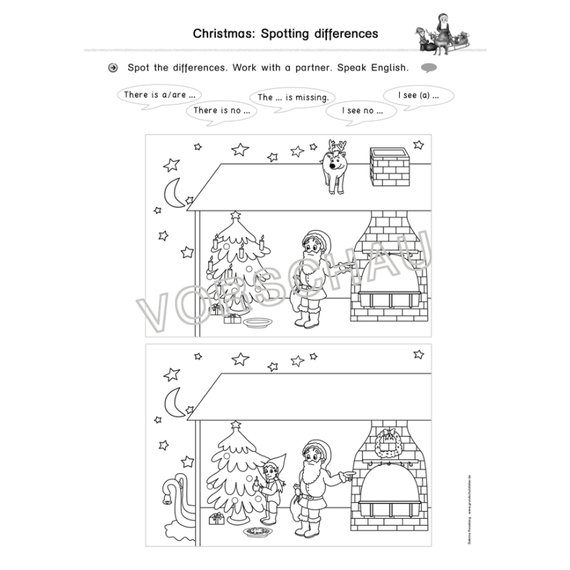 Englischmaterialien Christmas