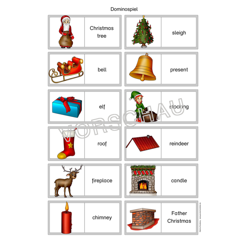Englischmaterialien Christmas