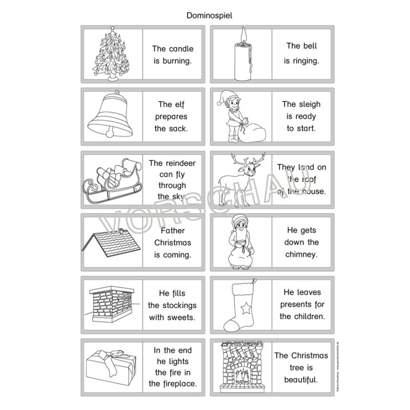 Englischmaterialien Christmas