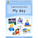 My day (Tagesablauf, Zeit, Verben)