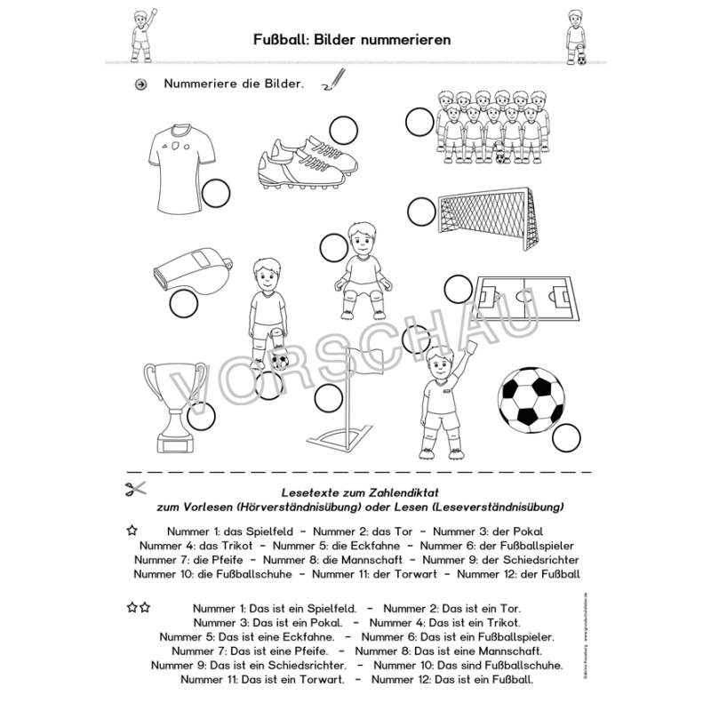unterrichtsmaterial fur daf daz zum thema fussball