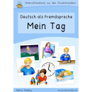 DaF/DaZ: Mein Tag (Verben, Uhrzeiten, Tageszeiten)