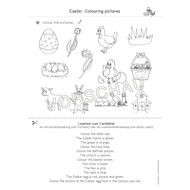 Ostern Englisch Grundschule Ostern Englisch Grundschule
