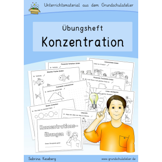 Konzentrationsübungen (Übungsheft)