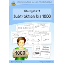 Rechnen bis 1000: Subtraktion (Übungsheft)