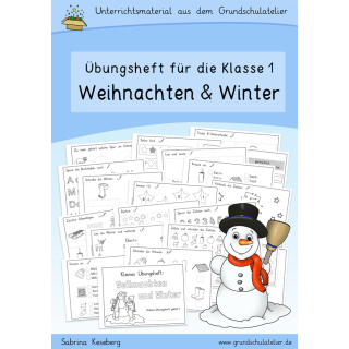 Ubungsheft Weihnachten Und Winter Klasse 1