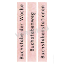 Stationskarten: Buchstabeneinführung (Buchstabenweg, Stationen)