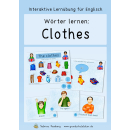 Interaktive Übung: clothes (Wörter lernen)
