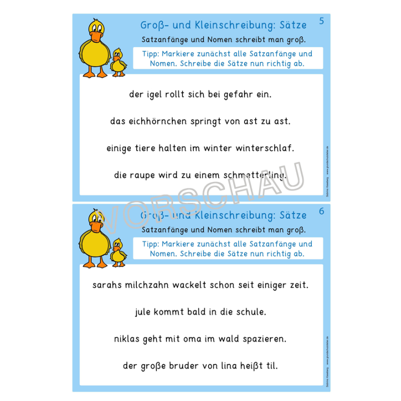 Groß und Kleinschreibung Sätze schreiben (Rechtschreibung) Groß und Kleinschreibung Sätze schreiben (Rechtschreibung)