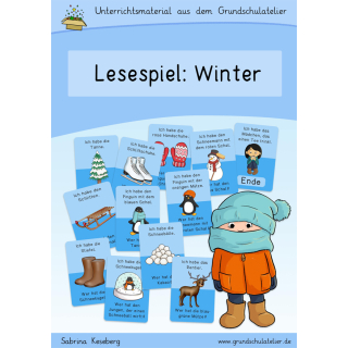Lesespiel: Winter (Ich habe ... Wer hat ...)