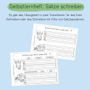 Sätze schreiben (Übungsheft)