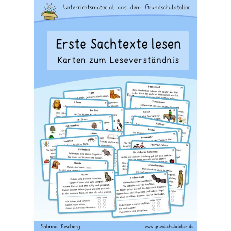 Sachtexte lesen & verstehen: Frühling, Klassen 3-4 (Arbeitsblätter, L