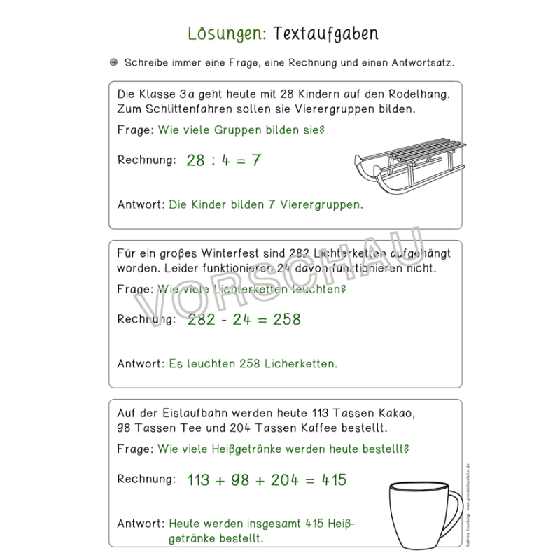 Klassenarbeiten.De Klasse 3 – Grundschule 3 Klasse Arbeitsblätter – UVKE