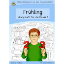 Frühling (Mathe, Klasse 2, Übungsheft)