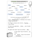 Wortarten im Sommer (Arbeitsblätter)