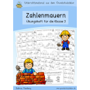 Zahlenmauern (Mathe, Klasse 3, Übungsheft)