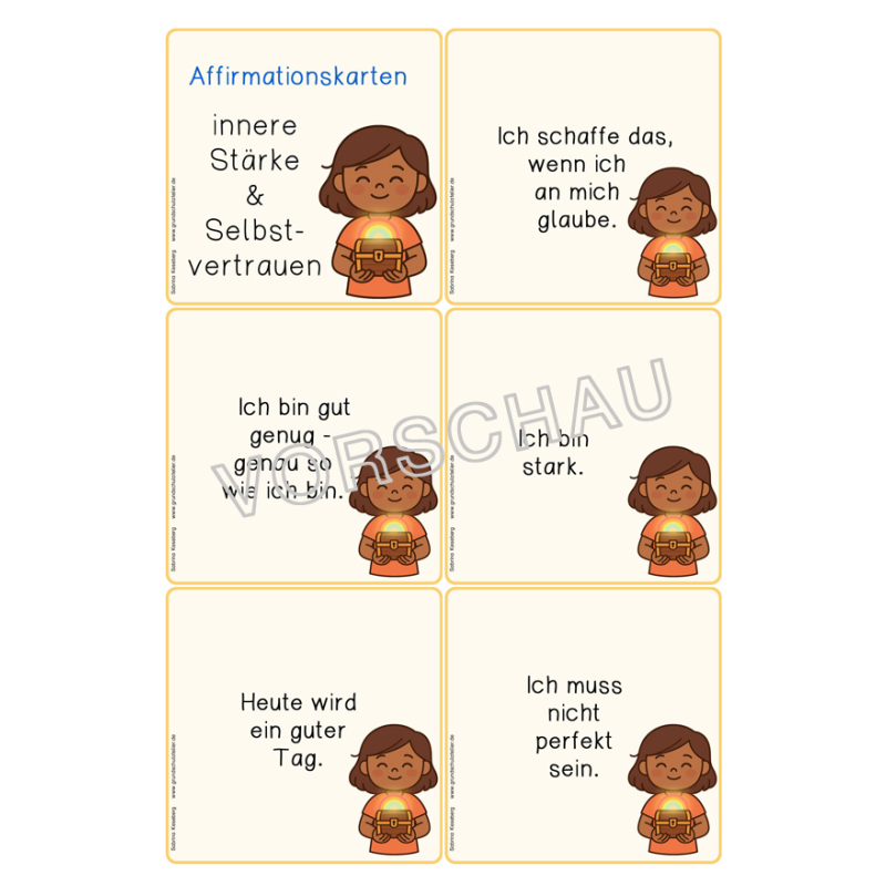 Affirmationskarten für das Lernen (Affirmationskarten für die Schule)