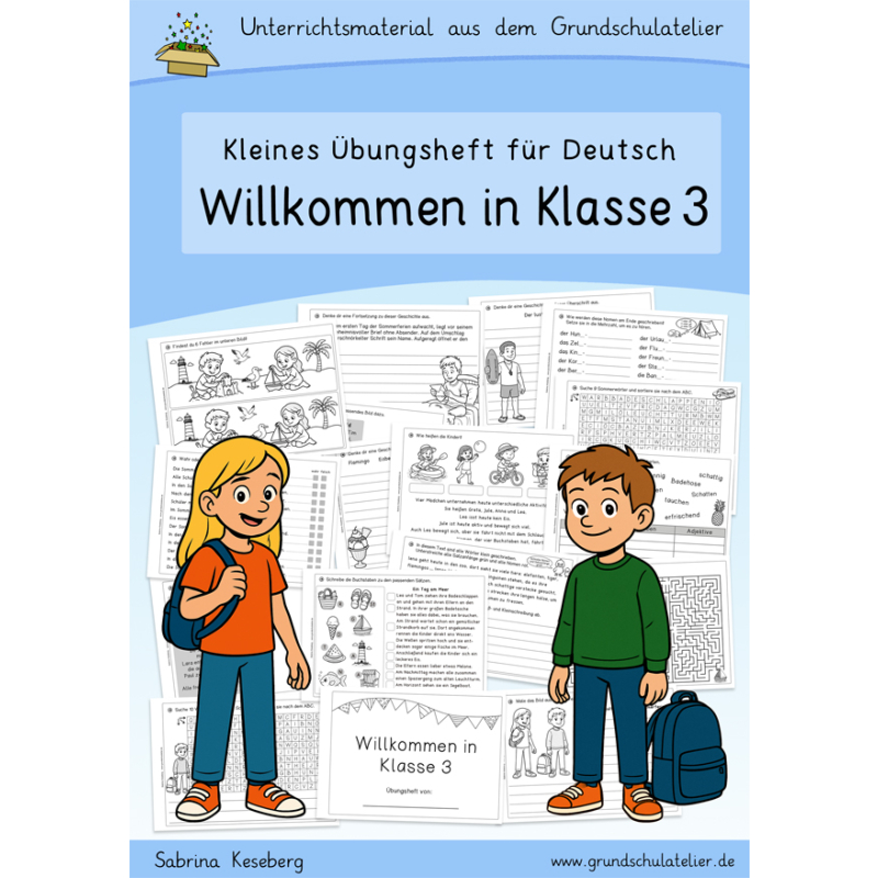 Übungsheft: Herbst in Klasse 3 (Deutsch)