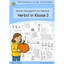 Herbst in Klasse 3 (Übungsheft, Deutsch)