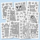 Jahreszeiten-Mandalas (40 Malvorlagen, Sparpaket)