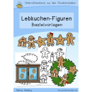 Lebkuchen-Figuren (Bastelvorlagen, Weihnachten)