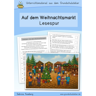 Lesespur: Auf dem Weihnachtsmarkt (Leseverständnis)