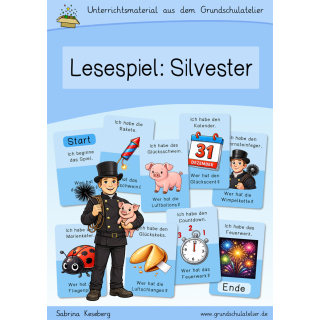 Lesespiel: Silvester (Ich habe ... Wer hat ...)