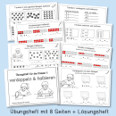Verdoppeln und halbieren (Übungsheft, Mathe, Klasse 1)