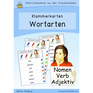 Wortarten (Klammerkarten)