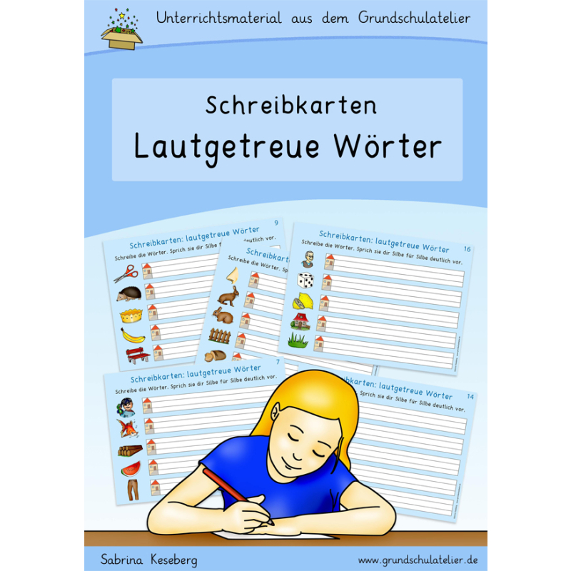 Klammerkarten: Laute hören (Lautanalyse)