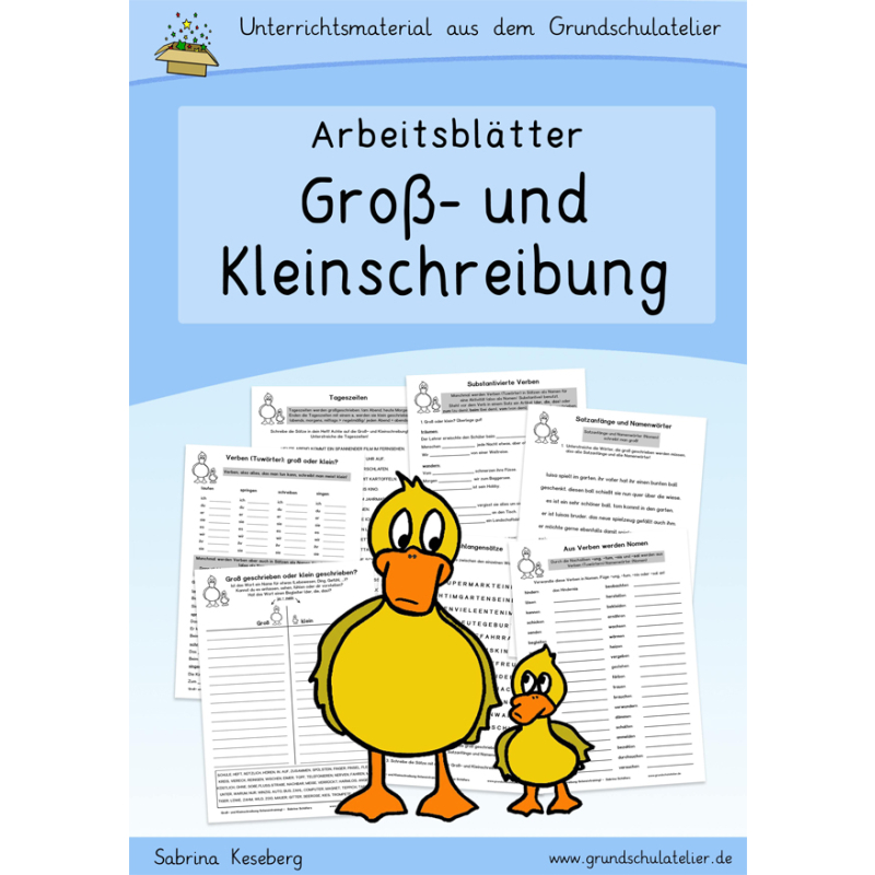 Groß und Kleinschreibung (Arbeitsblätter) Groß und Kleinschreibung (Arbeitsblätter)