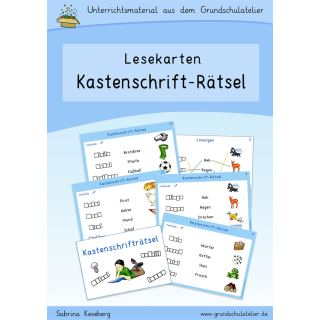 Kastenschrift-Rätsel (Kartei)