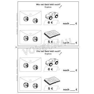 Geld kennenlernen klasse 1