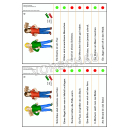 Klammerkarten zum Leseverständnis 2