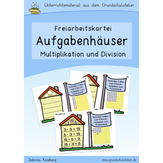 Aufgabenhäuser: Multiplikation und Division