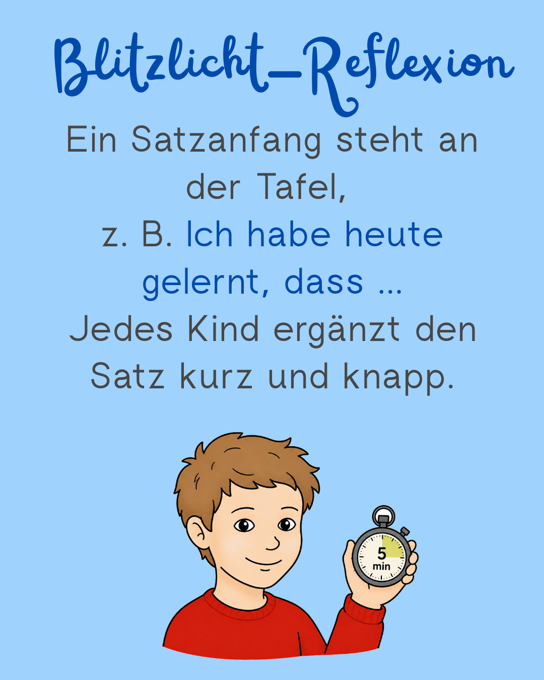 Ideen-Unterrichtsende