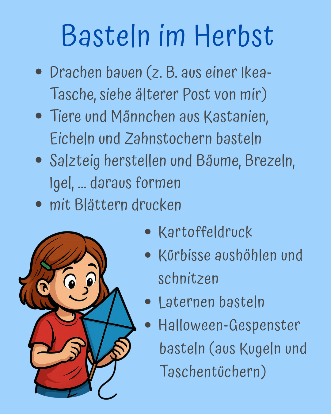 Basteln im Herbst