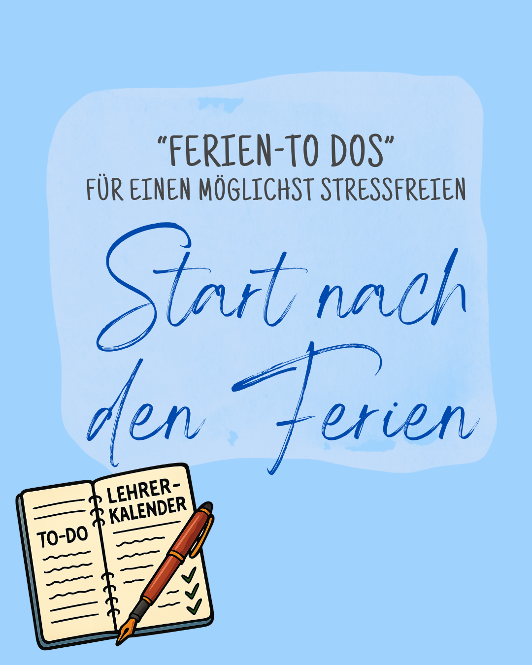 To Do Liste-Sommerferien