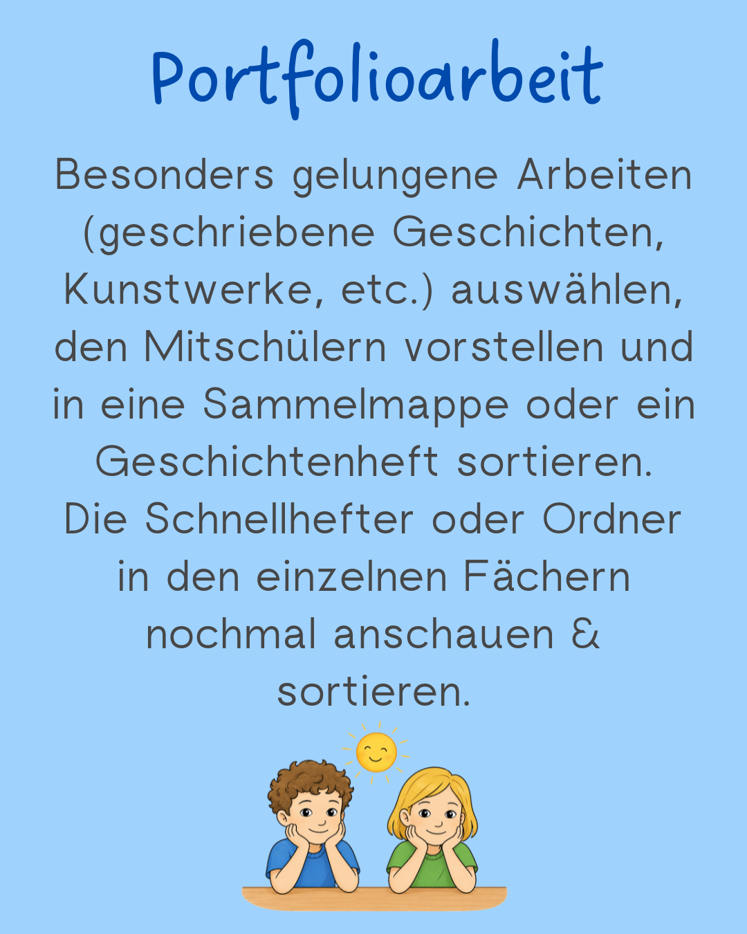 Unterrichtsideen für letzte Schultage