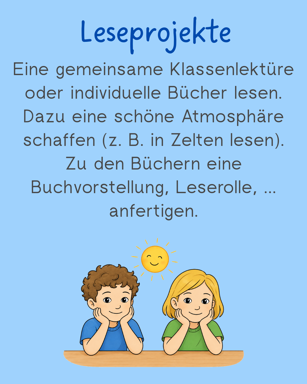 Unterrichtsideen für letzte Schultage