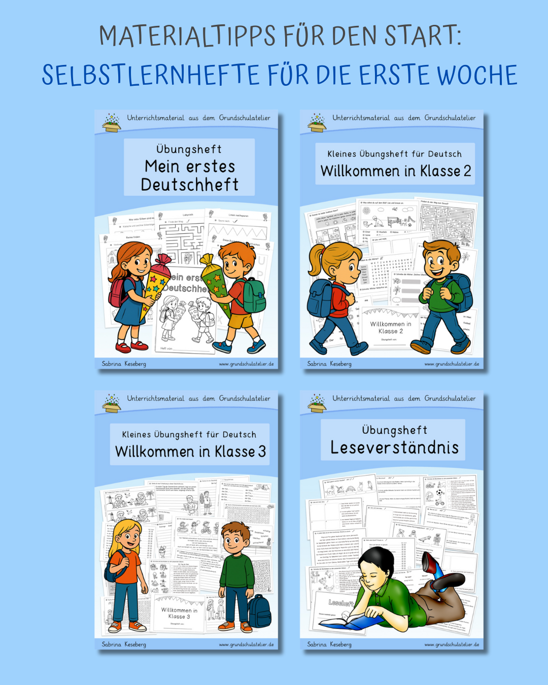 Lernhefte für den Schulstart